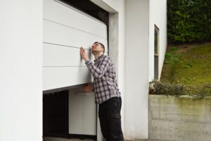 adjust garage door